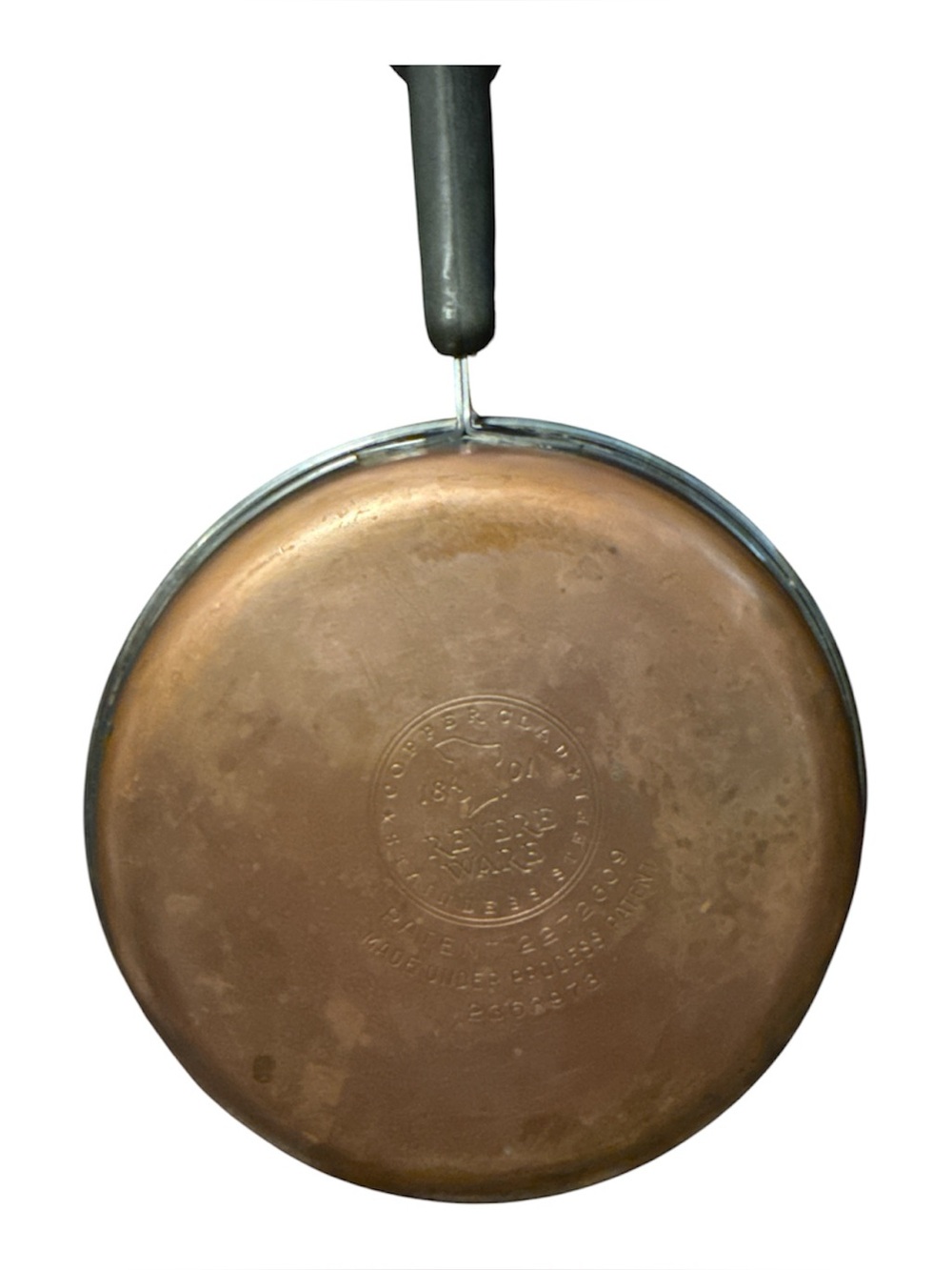 Vtg Revere Ware 6" inch Frying Pan Skillet Copper Bottom